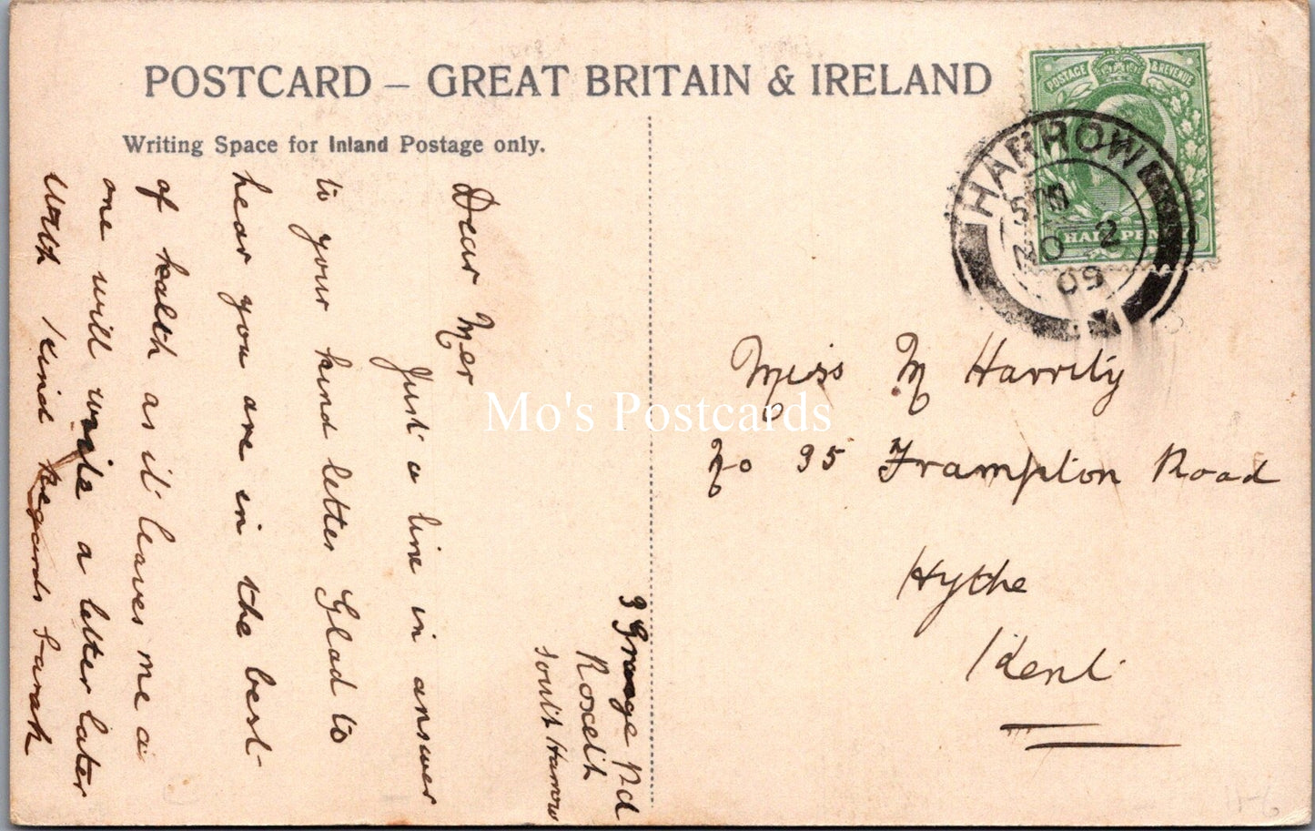 Middlesex Postcard - Sudbury Road, Harrow SW17625