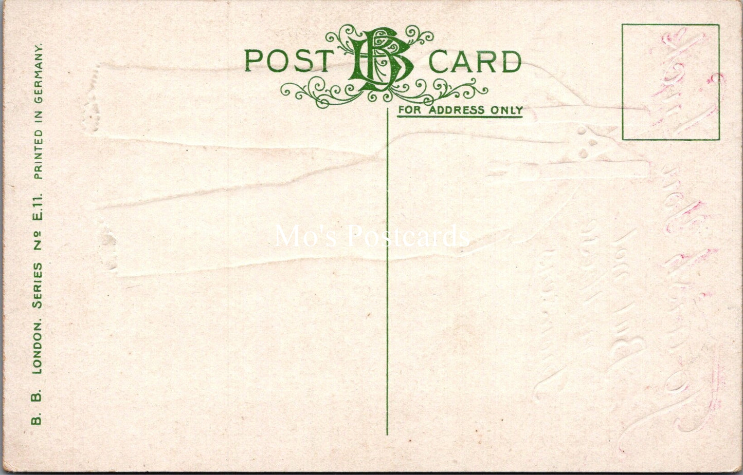 Embossed Comic Postcard - To Wish You Luck But Not In These Trousers SW17631