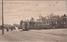 Load image into Gallery viewer, Middlesex Postcard - Hampton Court Tram Terminus SW17779