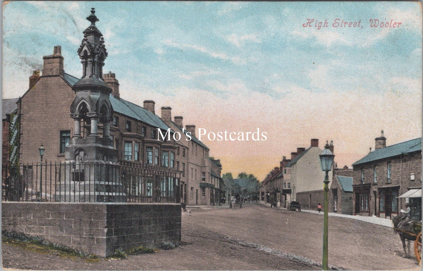 Northumberland Postcard - Wooler High Street SW17855