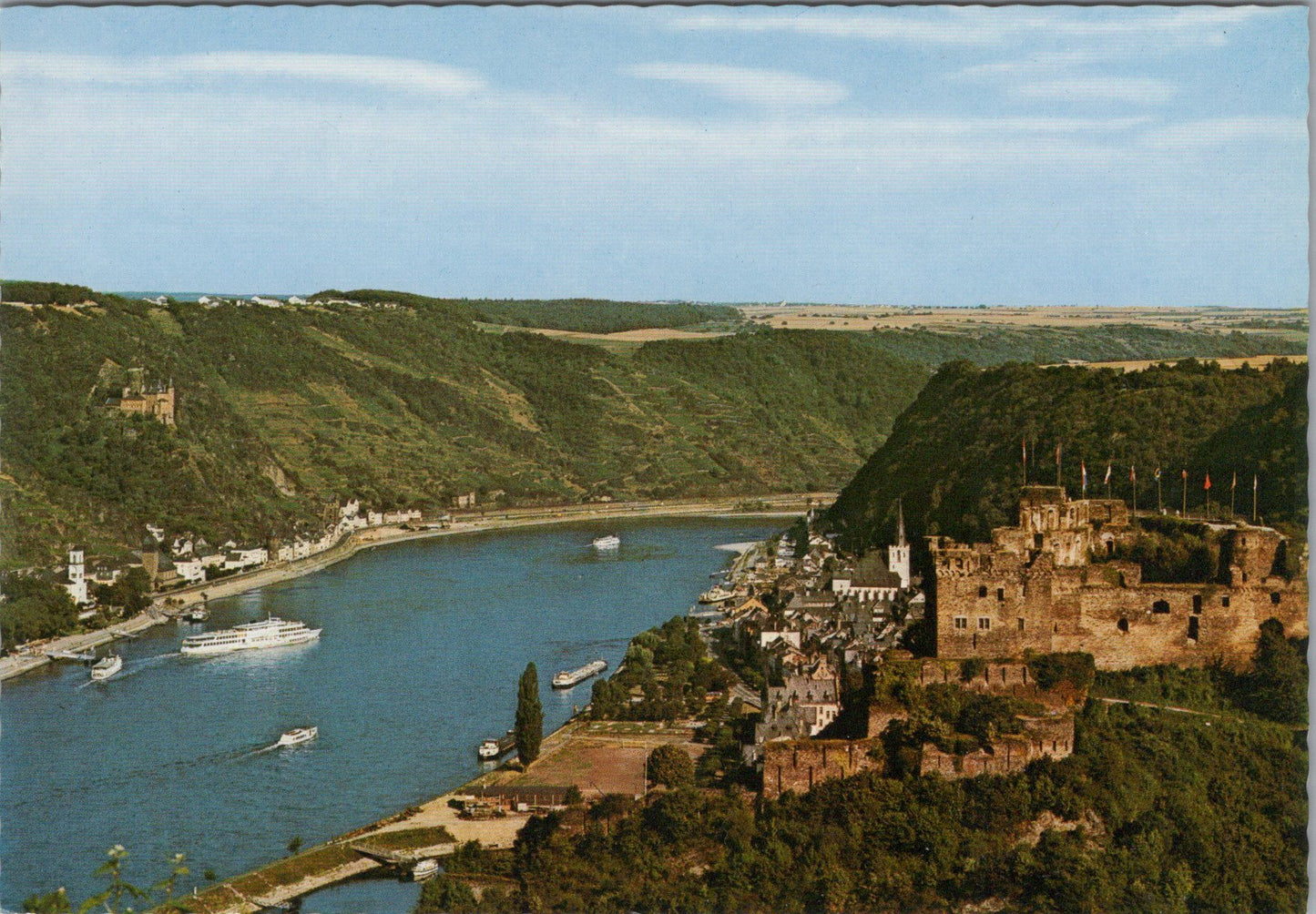 Germany Postcard - Burg Rheinfels Bei St Goar am Rhein SW17515