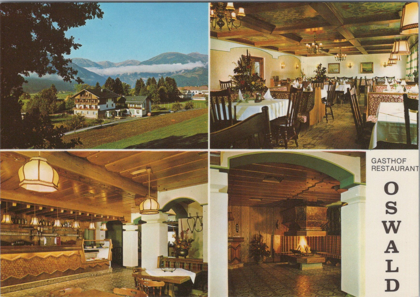 Austria Postcard - Gasthof Restaurant Oswald, Lendorf SW17521