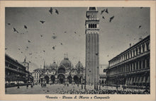 Load image into Gallery viewer, Italy Postcard - Venice, Piazza S.Marco e Campanile SW17459