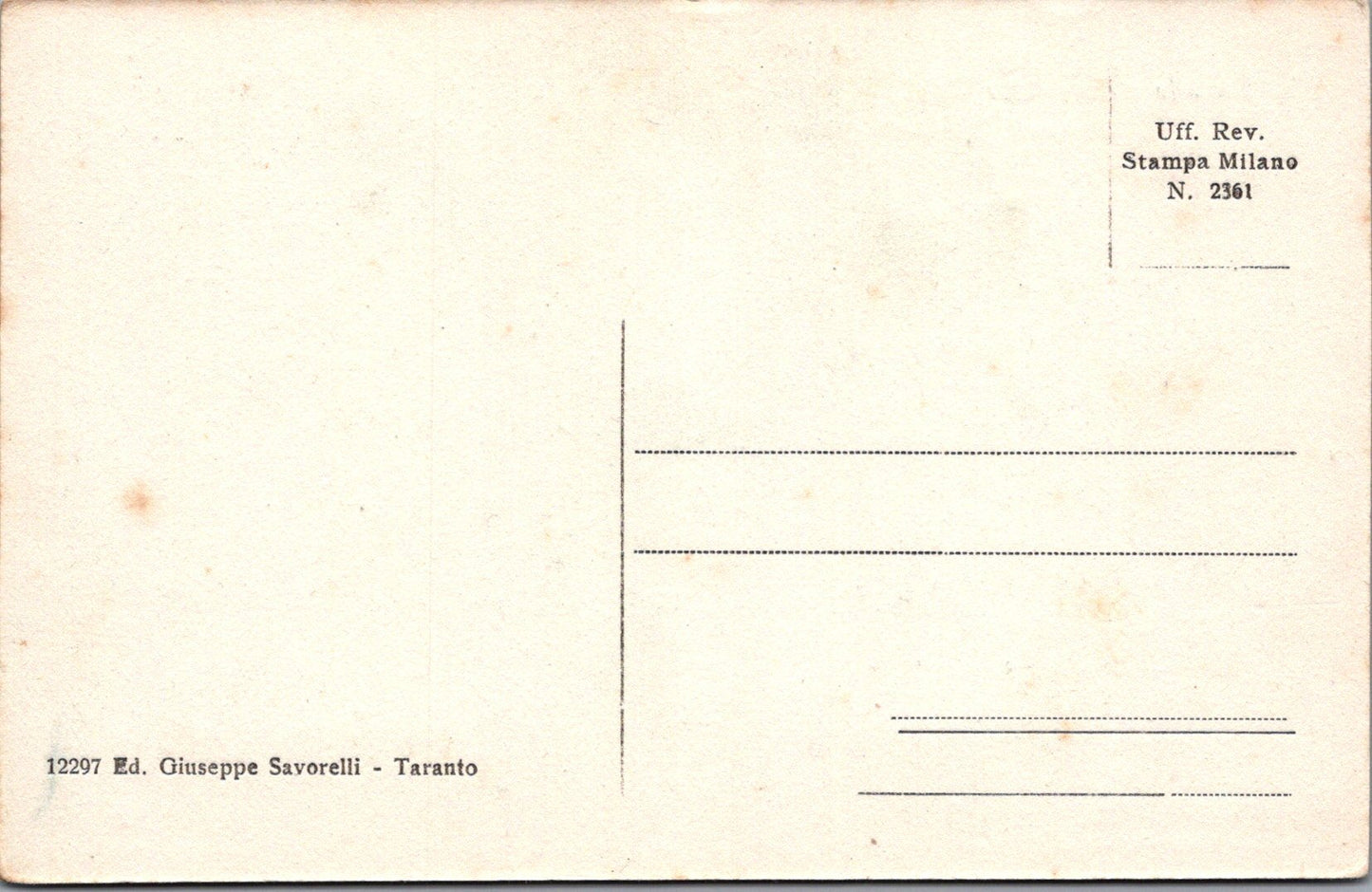 Italy Postcard - Taranto, Corso Due Mari SW17488