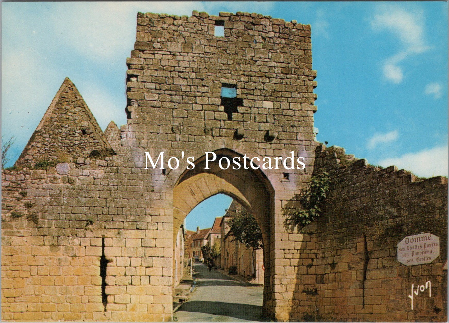 France Postcard - Porte Delbos, Domme, Dordogne SX277