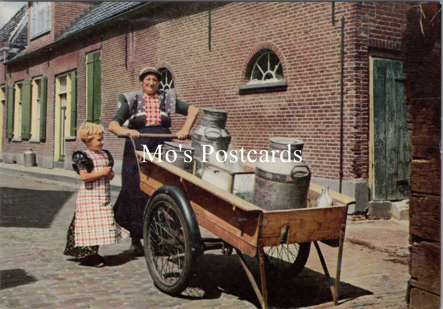 Netherlands Postcard - Spakenburg, Milk Churn Delivery SX282