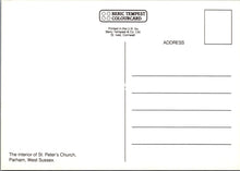 Load image into Gallery viewer, Sussex Postcard - Interior of St Peter's Church, Parham SX298