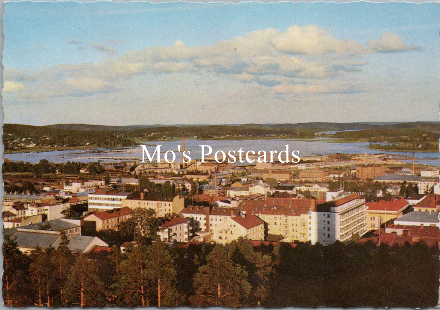 Finland Postcard - View of Jyvaskyla SX301