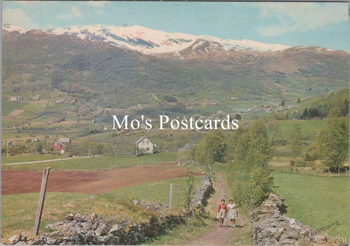 Norway Postcard - Myrkdalen Valley, En Route Voss SX428