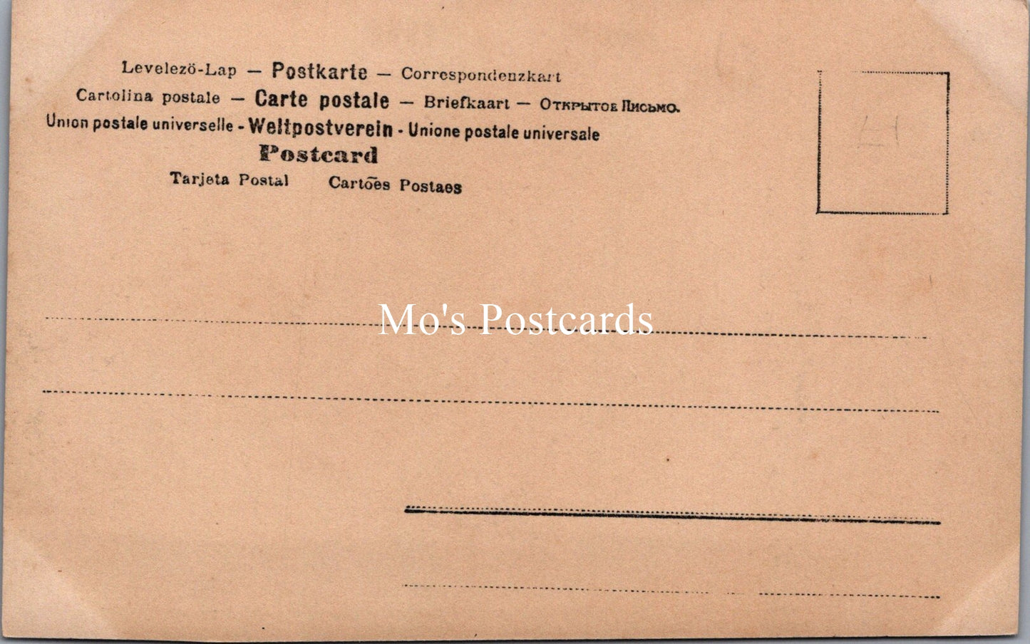 Music Postcard - Ignacy Jan Paderenski, Composer, Pianist and Politician SW17956