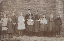 Load image into Gallery viewer, Education Postcard - Group of School Girls With Their Teacher or Nurse SW17964