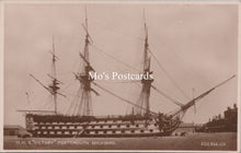 Load image into Gallery viewer, Hampshire Postcard - HMS Victory in Portsmouth Dockyard SW17970