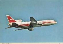 Load image into Gallery viewer, Aviation Postcard - TWA L1011 Tri Star Aeroplane SW19018
