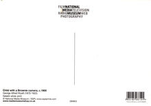 Load image into Gallery viewer, Back of a photograph with text and a barcode, featuring National Media Museum branding.