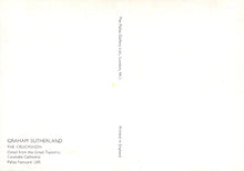 Load image into Gallery viewer, Artistic depiction of 'The Crucifixion' by Graham Sutherland with text on a white background