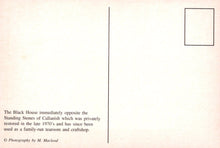 Load image into Gallery viewer, Text on a light pink background with a black border