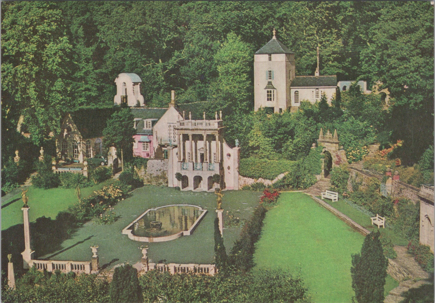 Wales Postcard - Portmeirion, View From The Piazza SW17231