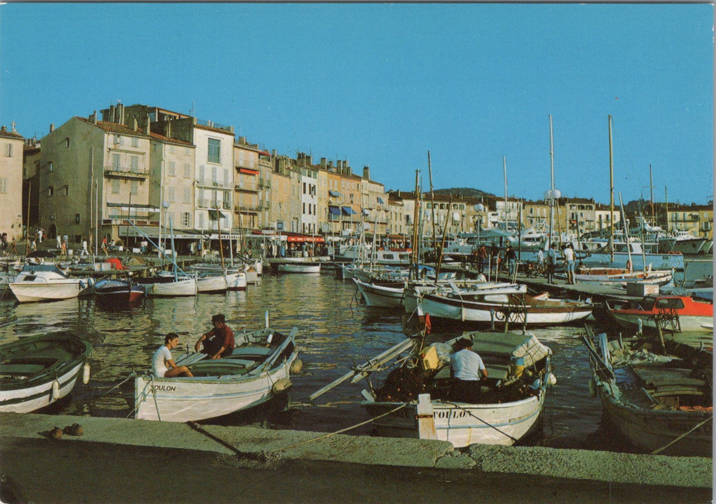 France Postcard - La Cote d'Azur, Saint-Tropez, Le Port SX47