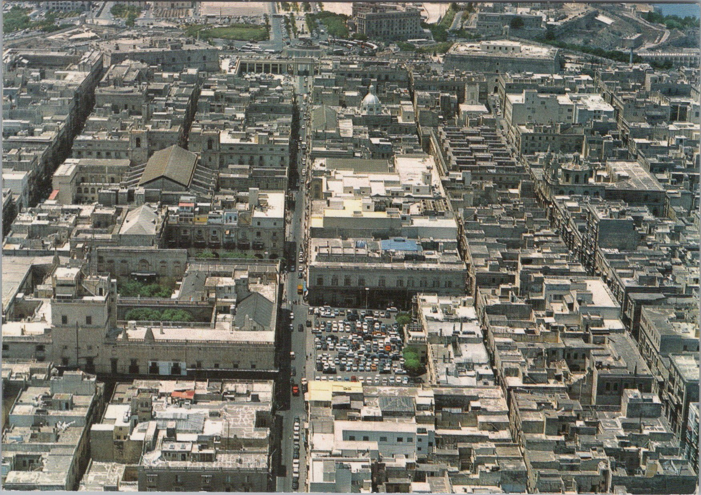 Malta Postcard - Aerial View of Valletta SX78
