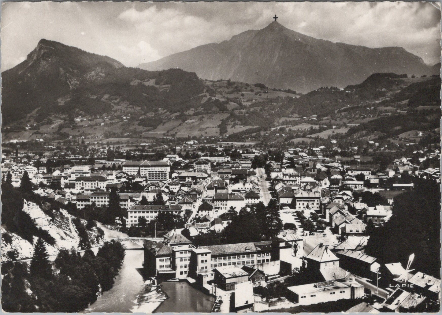 France Postcard - View of Cluses, Haute-Savoie SX79