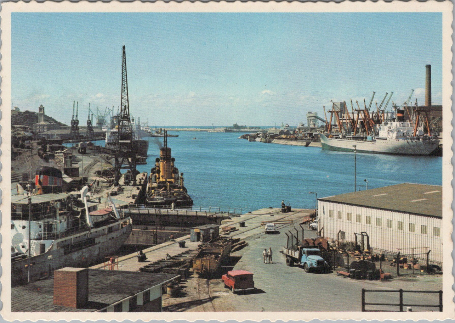 South Africa Postcard - East London Harbour, Buffalo River, Cape SW17399