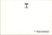Load image into Gallery viewer, Military Postcard - The Liberation of Paris, France in 1944 - RR23437