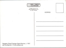 Load image into Gallery viewer, Military Postcard - Sergeant, Royal Engineer Signal Service c1912 - RR23465