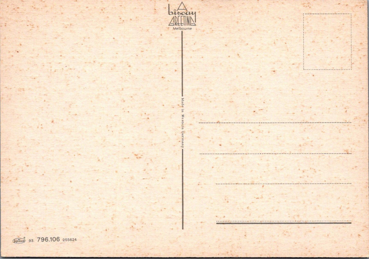 Maps Postcard - Map and Views of Melbourne, Australia RR23532