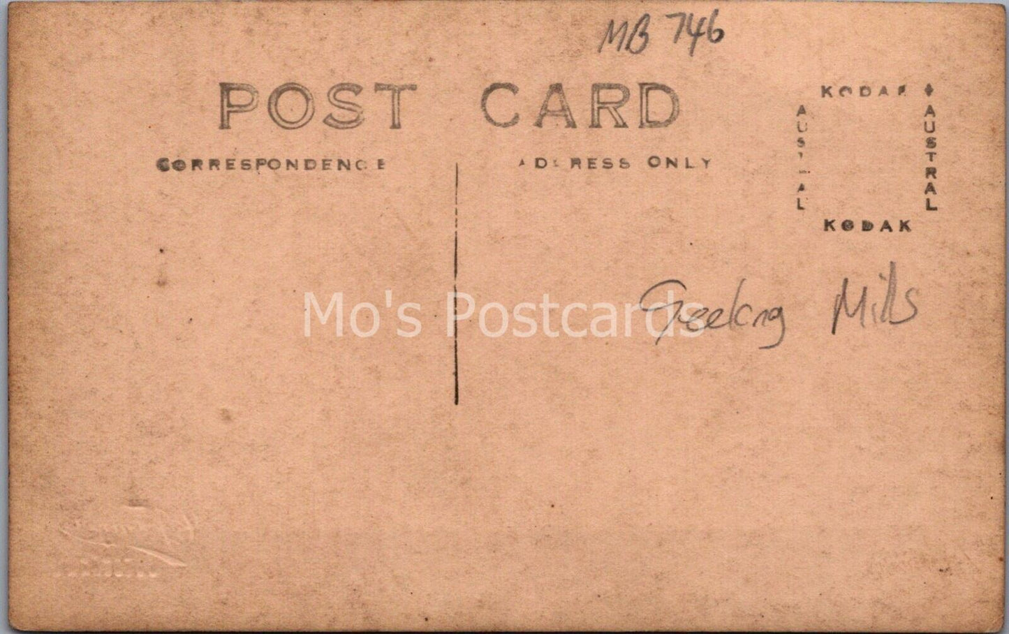 Australia Postcard: Geelong Woollen Mills Victoria, Textile Industry RPPC -MB746