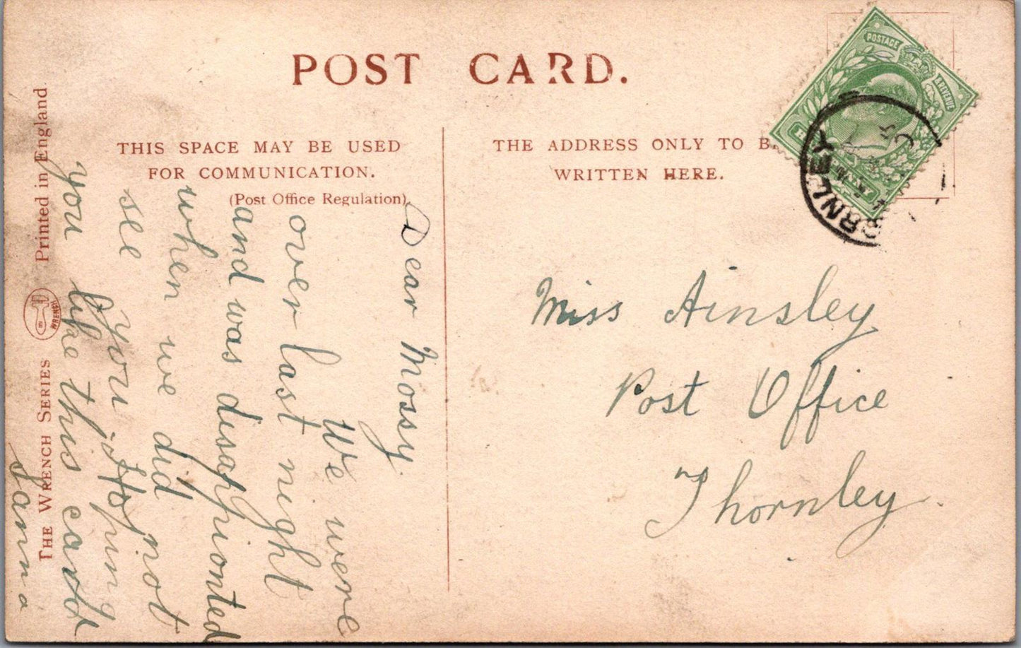 Theatrical Postcard - Irene Vanbrugh, English Stage Actress XT426