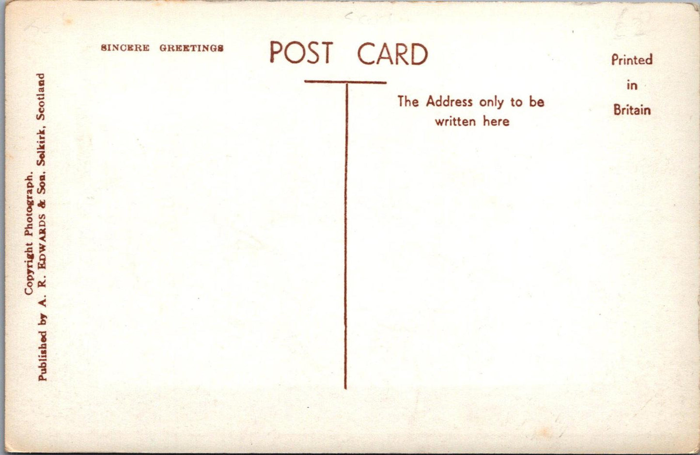 Scotland Postcard - Dryburgh Abbey Hotel, St Boswells, Berwickshire XT854