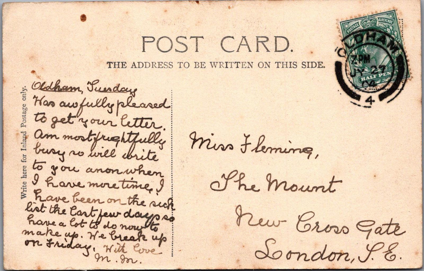 Lancashire Postcard - Daisy Nook, Oldham XT306