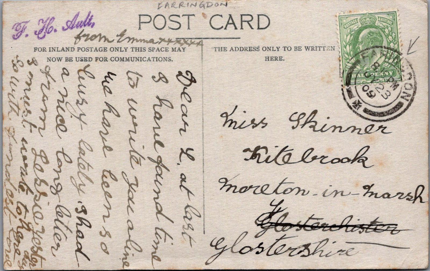 Buckinghamshire Postcard: Calverton Manor, Nr Stony Stratford XT1714