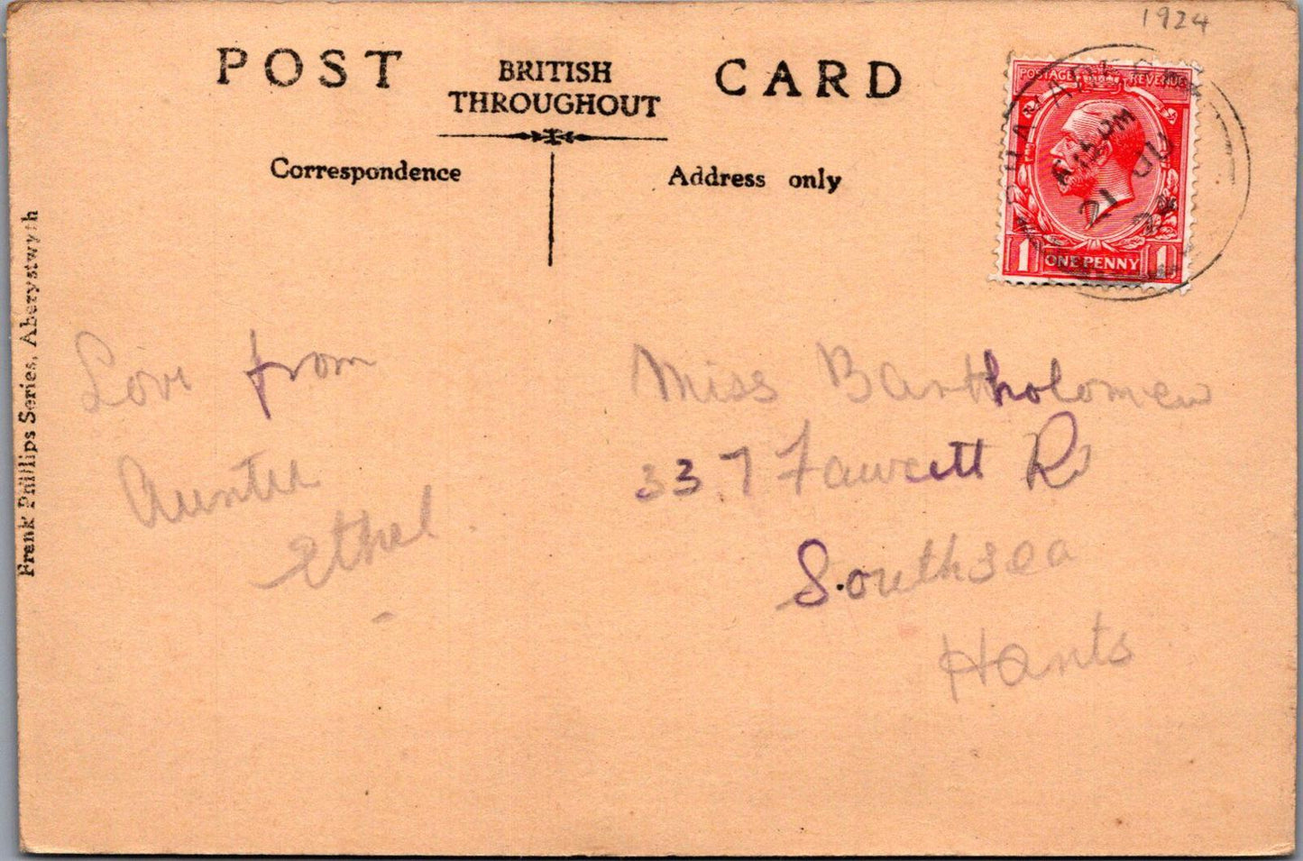 Wales Postcard: General View, Aberystwyth, Cardiganshire XT1760