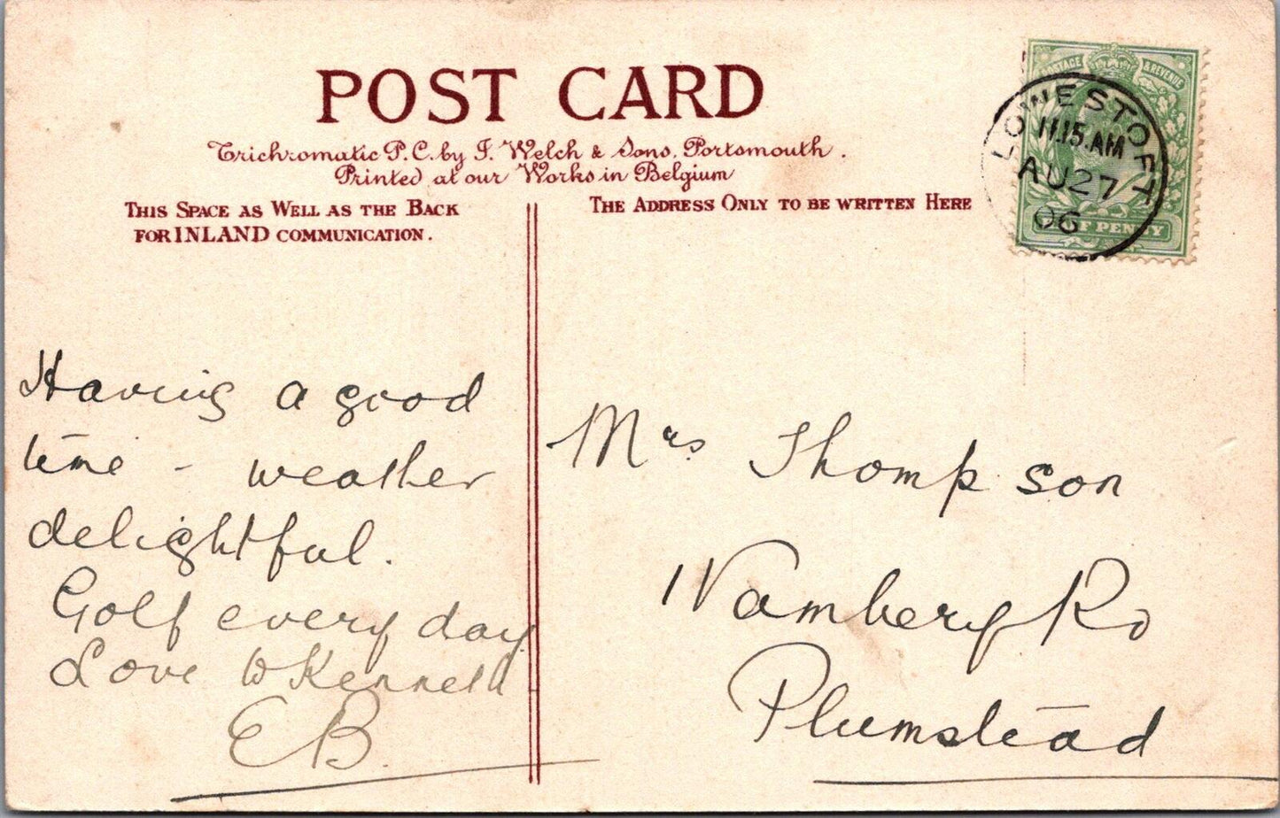 Suffolk Postcard: The Sparrows Nest, Lowestoft. Thatched House Gardens XT1843