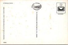 Load image into Gallery viewer, Occupations Postcard - Jersey Potter, A Potter at Work RR23330