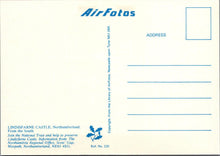 Load image into Gallery viewer, Northumberland Postcard - Aerial View of Lindisfarne Castle RR23369