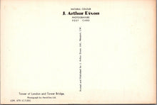 Load image into Gallery viewer, London Postcard - Aerial View of The Tower of London and Tower Bridge RR23372