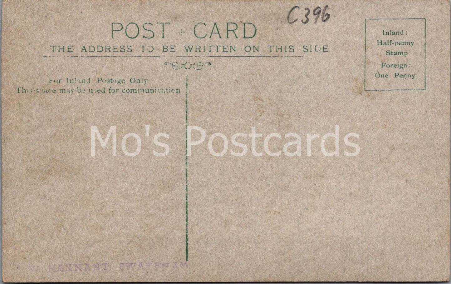 Norfolk Postcard Church Street South Pickenham Hannant Swaffham Vintage RP -C396