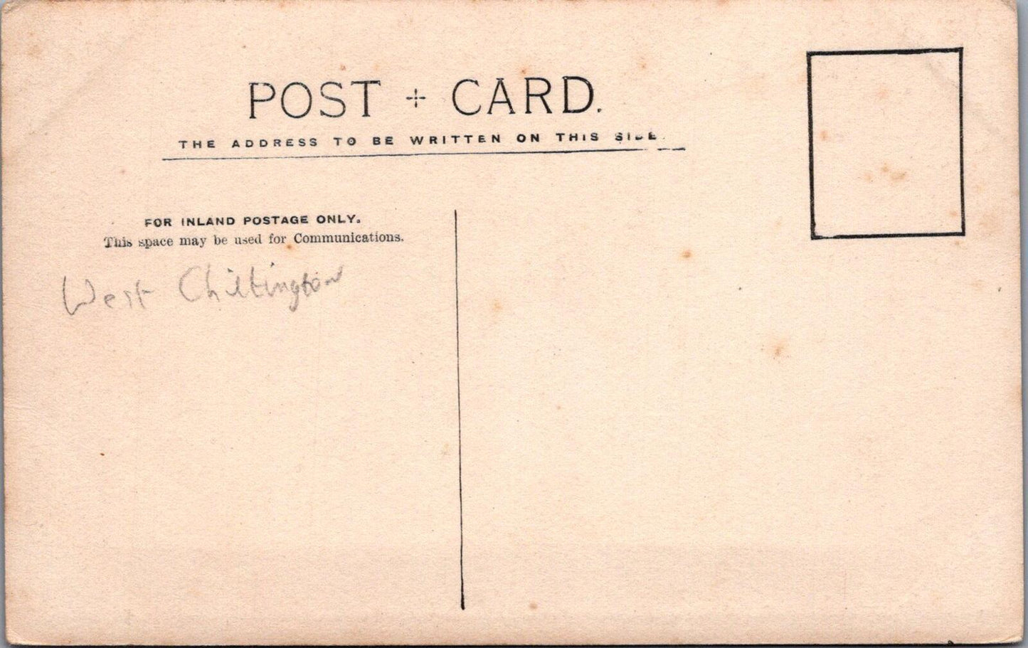 Sussex Postcard: West Chiltington St Mary's Church Early 1900s RPPC XT2486