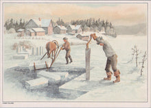Load image into Gallery viewer, Finnish Greeting Postcard-Finland, Peaceful Christmas and Happy New Year RR23296