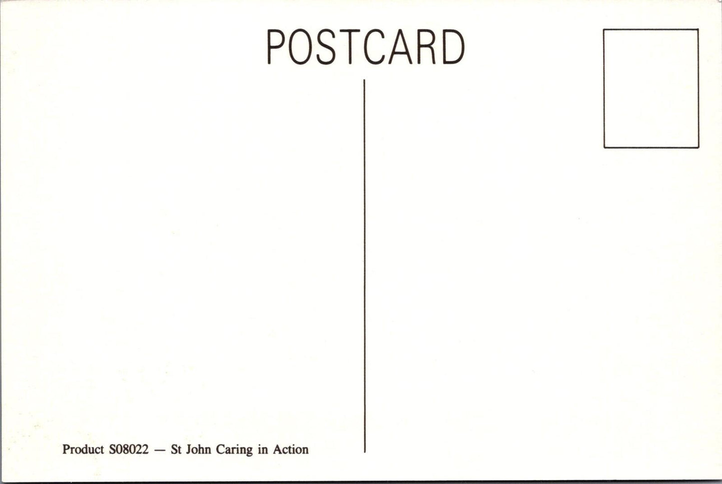 Medical Postcard: St John Ambulance Crew with Patient and Ambulance XT2216