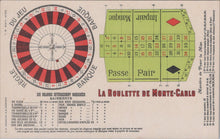 Load image into Gallery viewer, Gambling Postcard - La Roulette de Monte-Carlo XT455