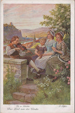 Load image into Gallery viewer, Artist Postcard - Friedrich Schiller's Famous 1799 Poem "The Song of the Bell" XT562