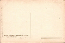 Load image into Gallery viewer, Artist Postcard - Morning on the Lakeside of Maderno, Artist Piero Focardi XT583