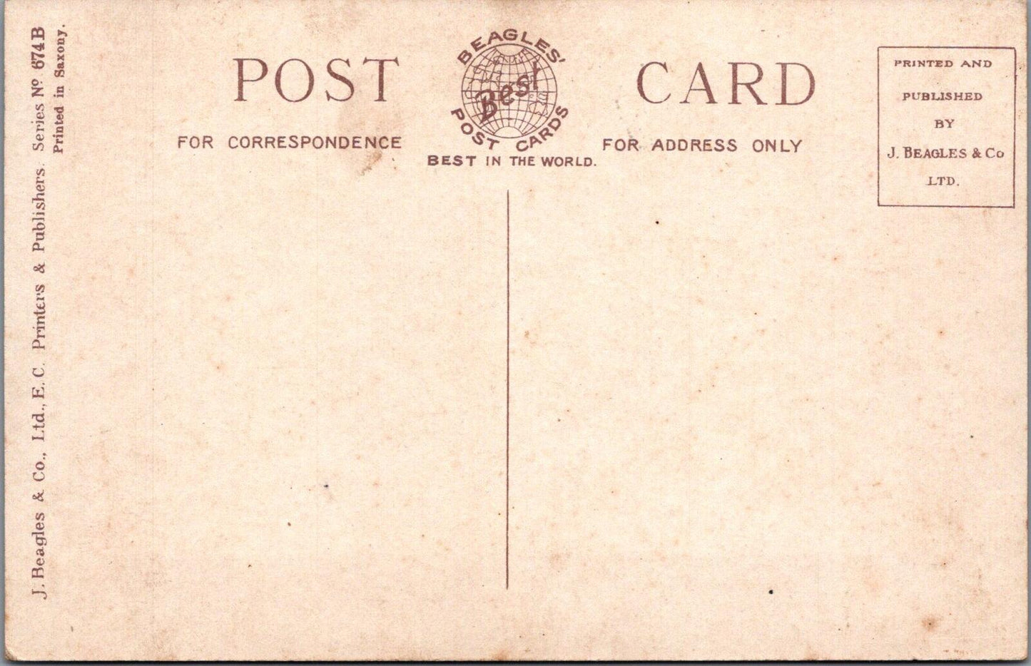 Greetings Postcard: Life's Garden Poetry Terry Floral 1910s XT3170