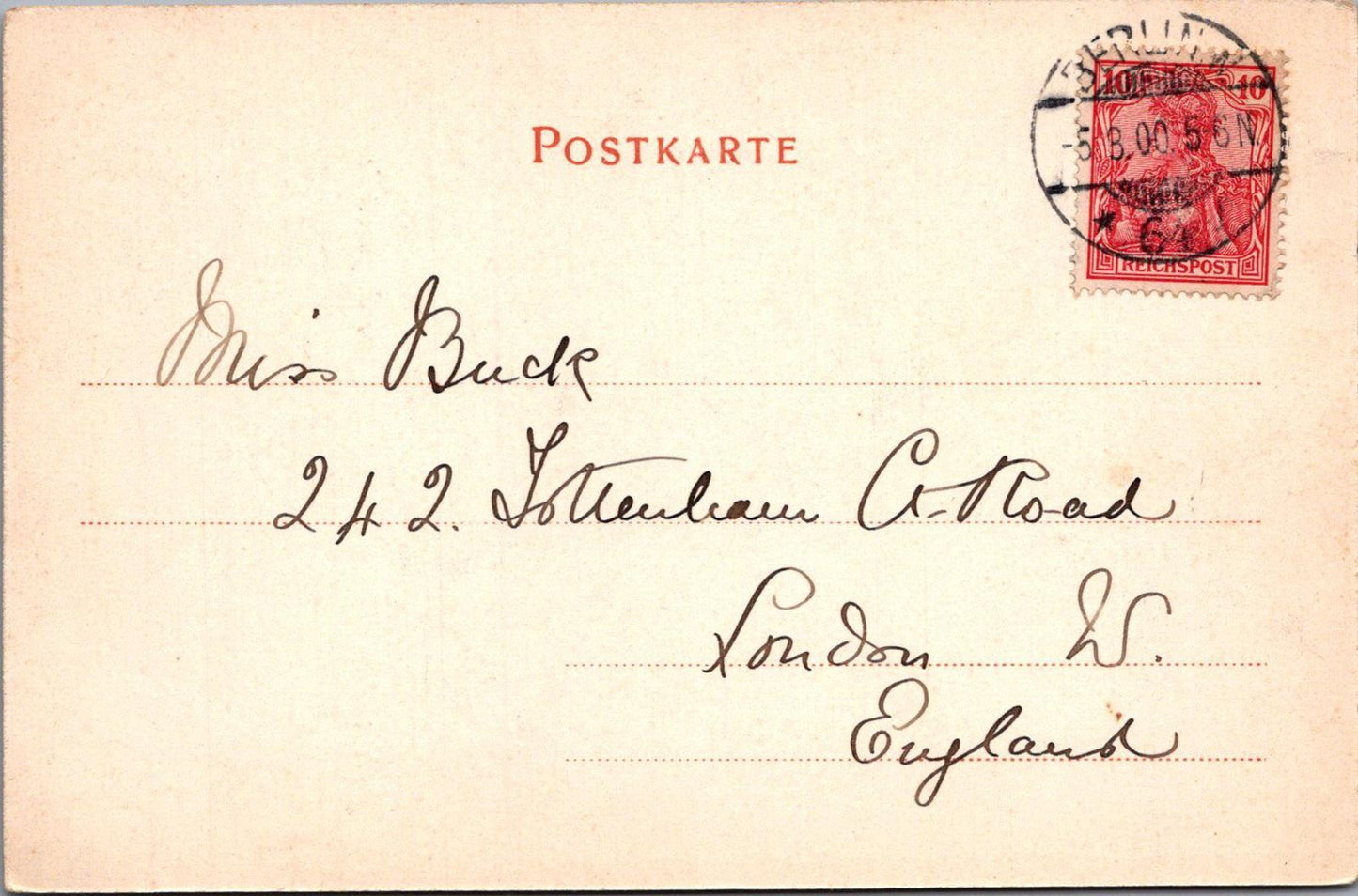Germany Postcard: Berlin, Die Siegessäule, Victory Column, 1900 - XT1549