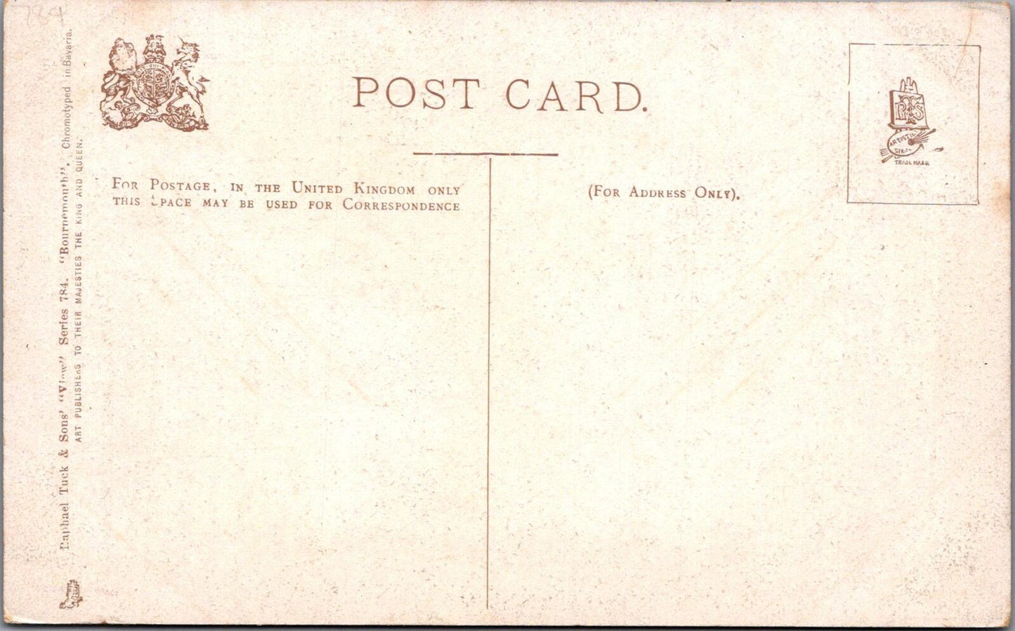 Dorset Postcard: Bournemouth Invalids Walk Central Gardens 1910s Litho XT2983