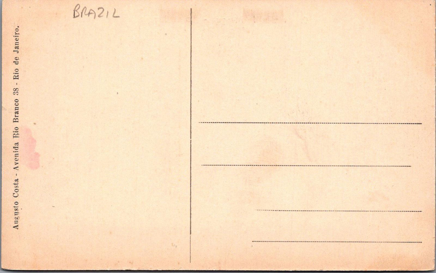 Brazil Postcard - Avenida do Mangue, Canal do Mangue in Rio de Janeiro XT782