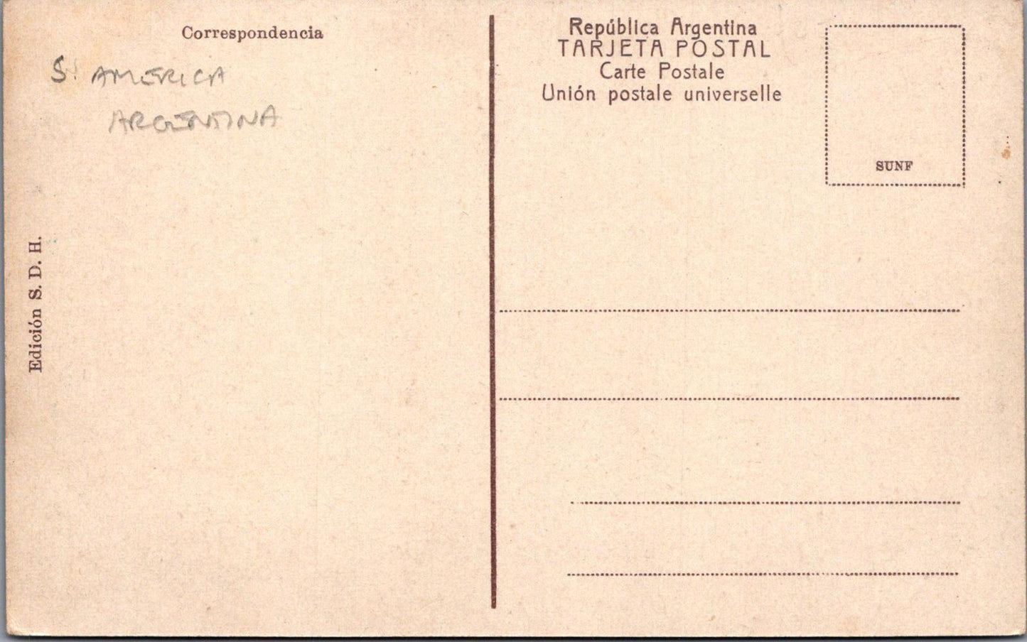 Argentina Postcard - Casa de España, Rosario XT791